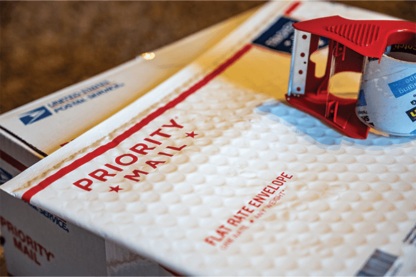 Mail packaging and packing tape