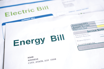 An energy bill envelope 