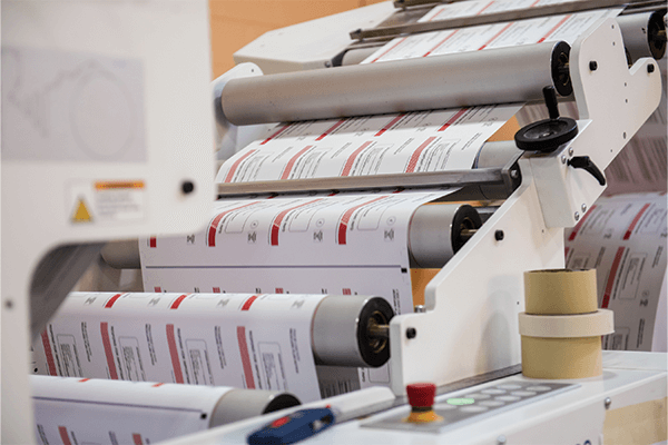 Rolling paper printer